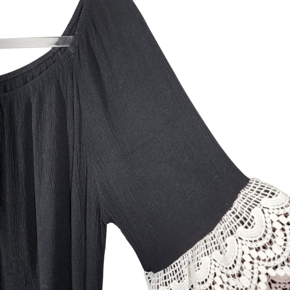 UMGEE BOHO CROCHET SLEEVES DRESS - Picture 8 of 10